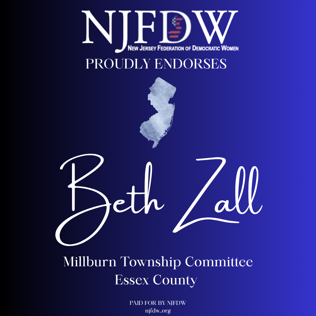 NJ Democratic Women Endorse Beth Zall